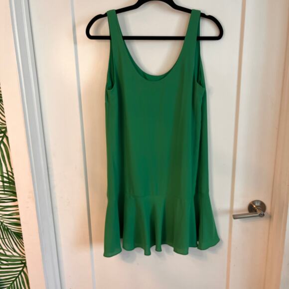 Amanda Uprichard Green Soren Jungle Mini Dress Size Medium - Picture 4 of 11